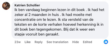Avis de Katrien Schollier